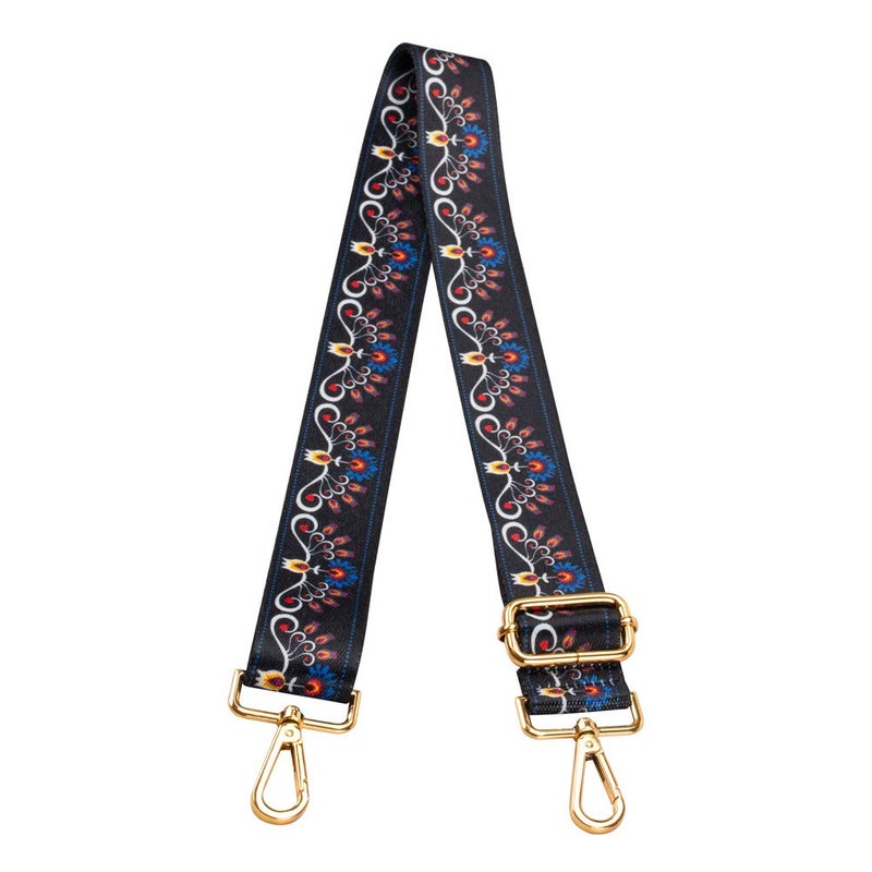 ZANQANO Crossbody Strap for Purses Replacement Adjustable Guitar Multicolor Style Handbag Straps (Peacock) - Image 1